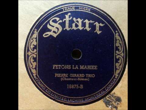 Fetons La Mariee - Pierre Girard Trio