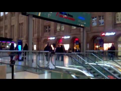 Flashmob (Acampada / Anonymous) Leipzig Hauptbahnhof 15.01.2012