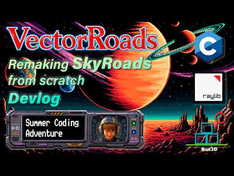 Remaking SkyRoads from Scratch with C, Raylib & Box3D