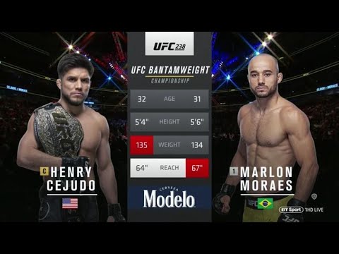 Henry Cejudo vs Marlon Moraes