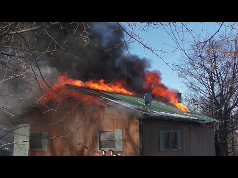 Bear Creek Township Fire Rescue 2nd Alarm Working House Fire 1/21/20