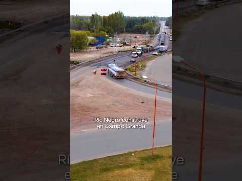 RÍO NEGRO CONSTRUYE EN CAMPO GRANDE | Avanza la pavimentación de la Ruta Provincial 69 #patagonia