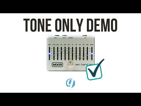 Demo of the MXR M108S EQ pedal (no talking)