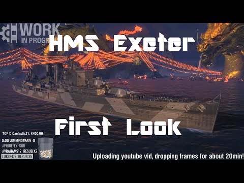 Highlight: HMS Exeter - Royal Navy Heavy Cruiser First Look