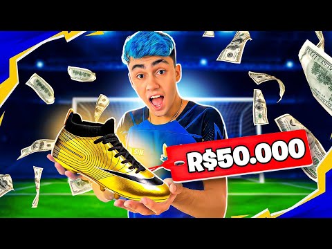 COMPREI A CHUTEIRA MAIS CARA DA LOJA!