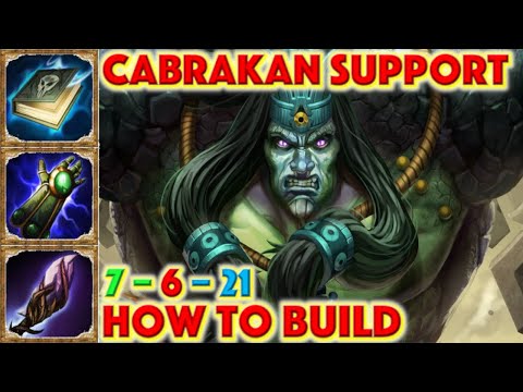 SMITE HOW TO BUILD CABRAKAN - Cabrakan Support Build + How To + Guide (Season 7 Conquest) 2020