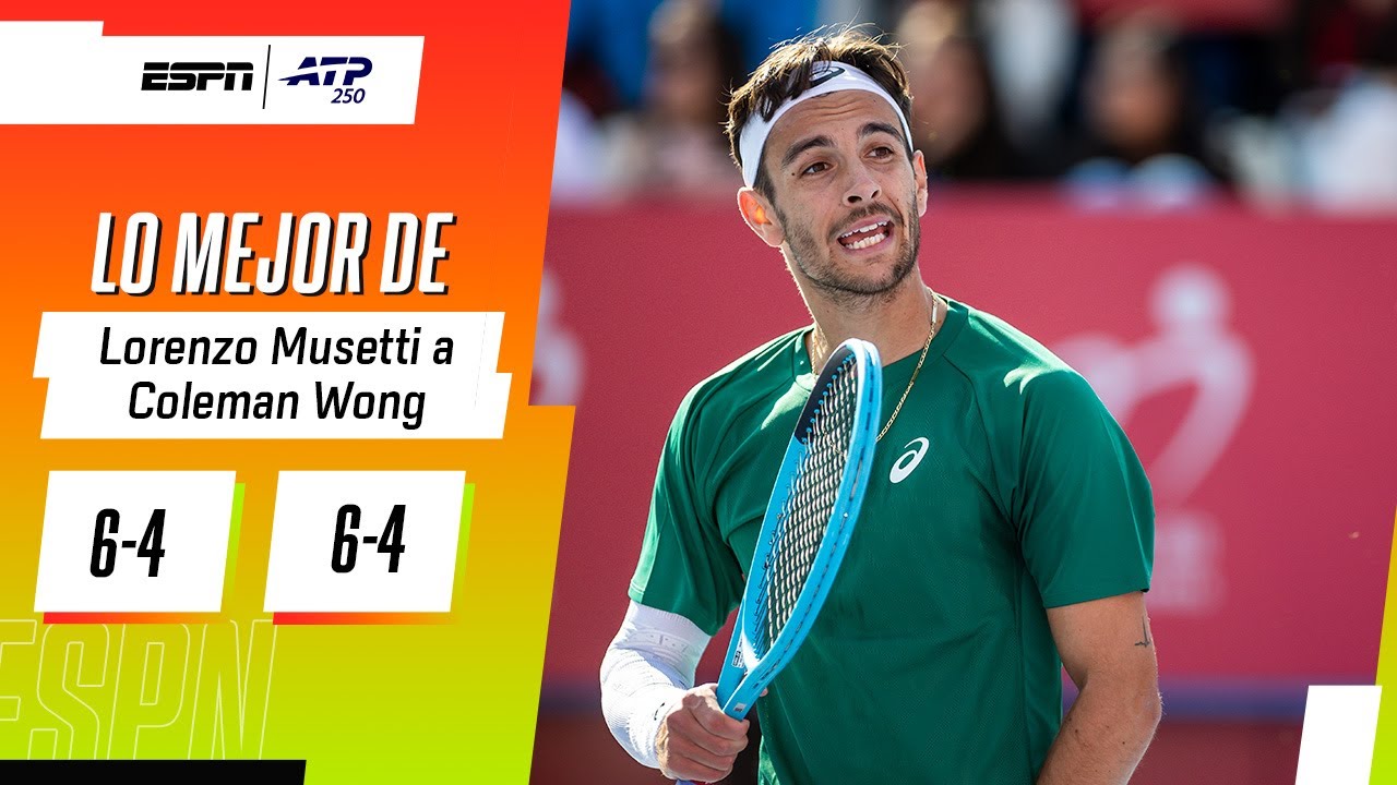 A PASO FIRME: DOBLE 6-4 Y VICTORIA DE MUSETTI ANTE EL DURO WONG EN HONG KONG | RESUMEN