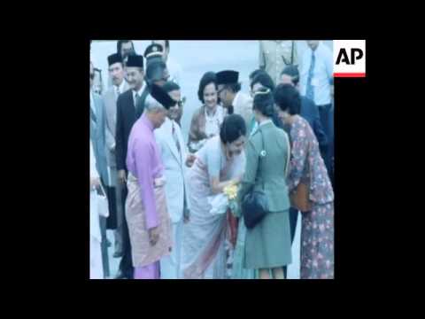 UPITN 11 4 79 BANGLADESH PRESIDENT ZIAUR RAHMAN ARRIVAL