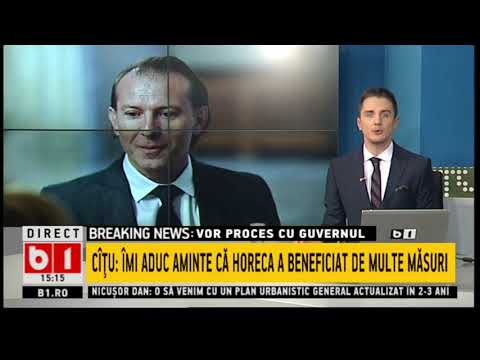 STIRI B1 ORA 15.00 DIN 25 FEBR 2021 - HORECA AMENINTA CA DA GUVERNUL IN JUDECATA