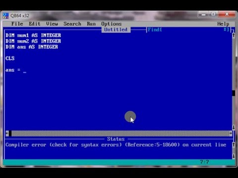 Softmax Qbasic Tutorial 5