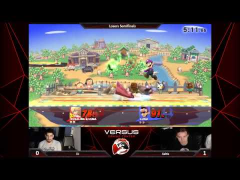 Versus Weekly 4/16/15 - Losers Semis - DJ Jack (Luigi) vs. Xaltis (RosaLuma) - Smash 4