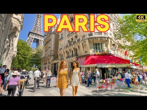 Paris, France 🇫🇷 -  4K PARIS 16 April 2025 ☀️ Opéra, Eiffel Tower, Louvre and More, Paris Walk
