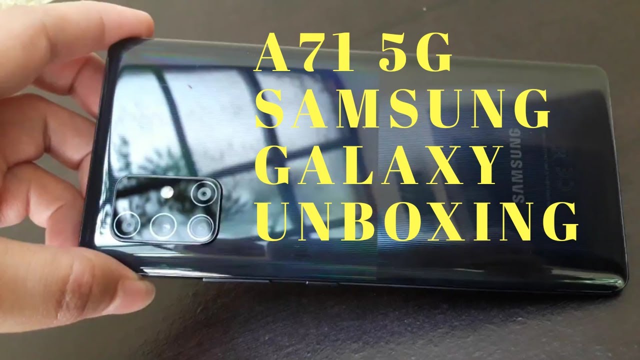 My Samsung Galaxy A71 5G  unboxing