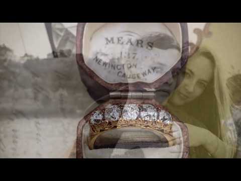 Choosing a vintage engagement ring with Fetheray Vintage and Antique Jewellers of Brighton, England.