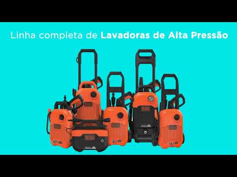 Lavadora de Alta Pressão 1740PSI 220V 1500W BLACK+DECKER-BEPW1750-B2 - Video