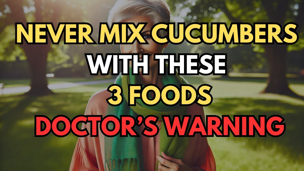 Seniors: Never Mix Cucumbers With These 3 Foods - Doctor's Warning