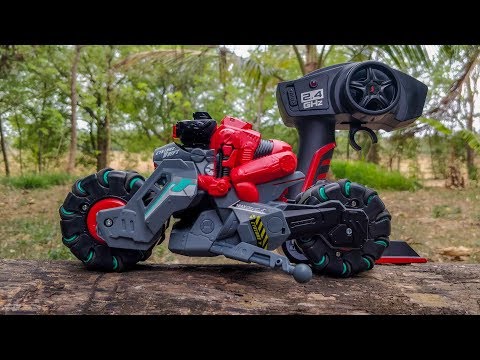 Rc Bike Unboxing & Test Maisto R/C Cyklone Drift Bike 2.4GHz