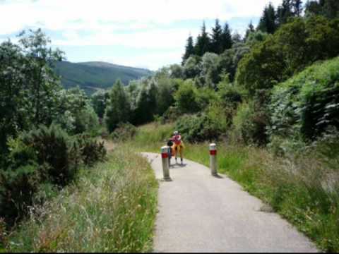 Scotland Part 4 - biking from Callander to Killin.mpg
