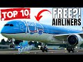 10 Amazing FREE AIRLINERS For MSFS PC Xbox A380 A350 787 747 More Existing Upcoming