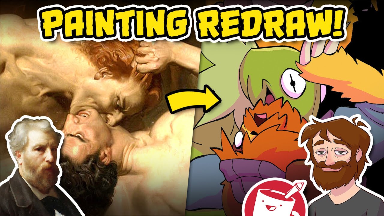 Four Artists Redraw the Same Classical Painting