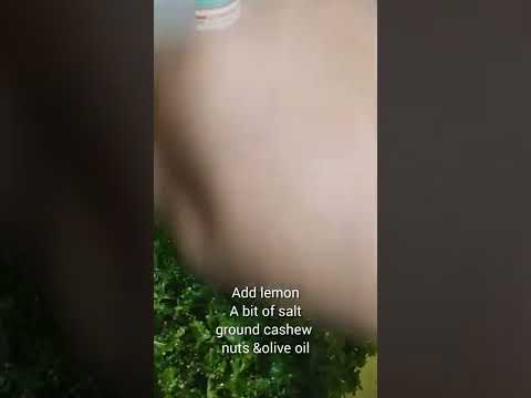 DO THIS SIMPLE KALE SALAD RECIPE#shorts