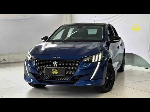Peugeot 208 Style 1.0 | 2023 | 23.000KM | Azul | Câmbio Manual - Compacto, moderno e econômico!