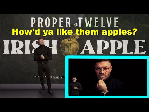 Conor McGregor announces Proper 12 Irish Apple.