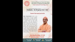 Vedanta - An Enquiry into 'I Am'