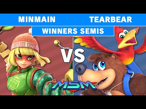 MSM Online 35 - MinMain (Minmin) Vs. Tearbear (Banjo & Kazooie) Winners Semis - Smash Ultimate