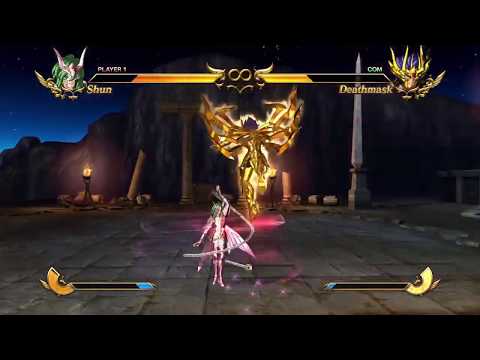 Saint Seiya: Soldiers' Soul - Shun vs Deathmask