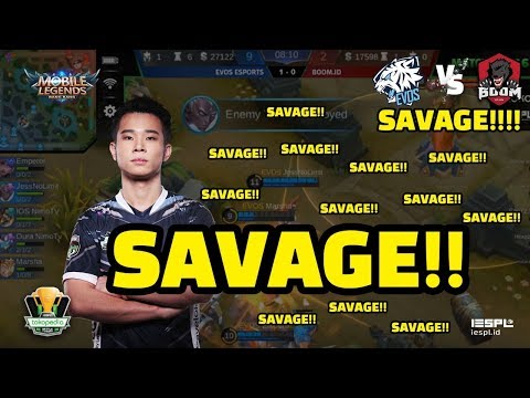 GOKIL! JESS NO LIMIT BIKIN SAVAGE!!! MLBB EVOS VS BOOM.ID - TBOF IESPL