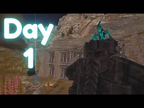 Building The PERFECT Castle Base Day 1 - ARK PvP