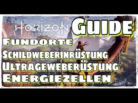 Schildweberinrüstung / Ultrageweberüstung Alle Energiezellen,Rätzel Horizon Zero Dawn German Deutsch