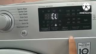 LG FRONT LOAD STEAM WASHER | CHILD LOCK ACTIVATION