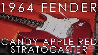 Video thumbnail for "Pick of the Day" - 1964 Fender Stratocaster in Candy Apple Red and 1983 Super Champ by Emerald City Guitars