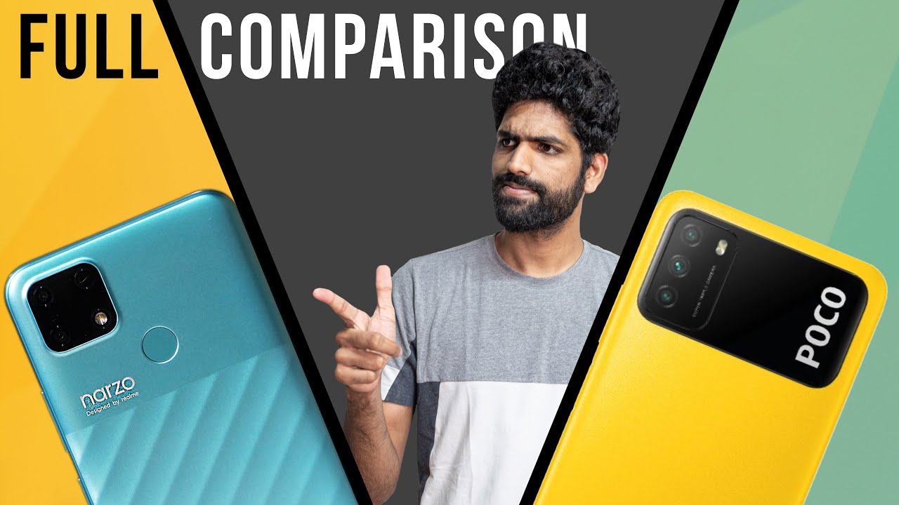 Realme Narzo 30A vs Poco M3 Full Comparison - Gaming, Camera, Speed Test, Battery....