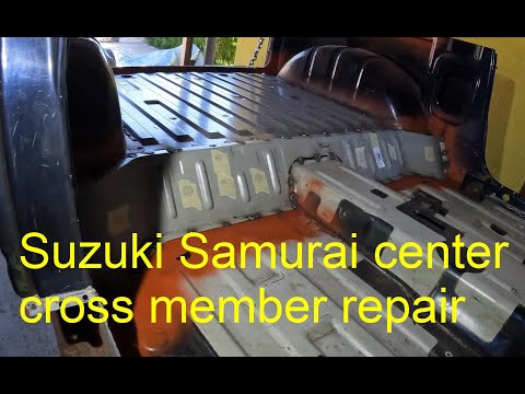 Suzuki Samurai center cross member repair