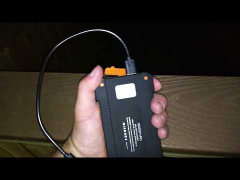 Solar Charger, Portable 10000 mAh Solar Panel External Battery Pack Review