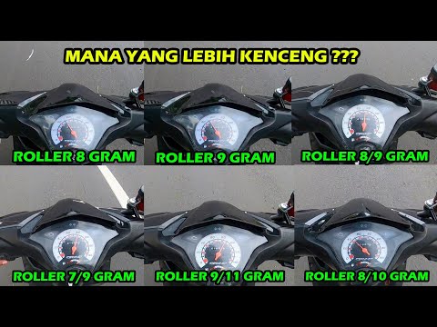 Tes Roller 8Gram, 9Gram, 8/9Gram, 7/9Gram, 9/11Gram, 8/10Gram (PerCvt 1500Rpm) Mesin STD
