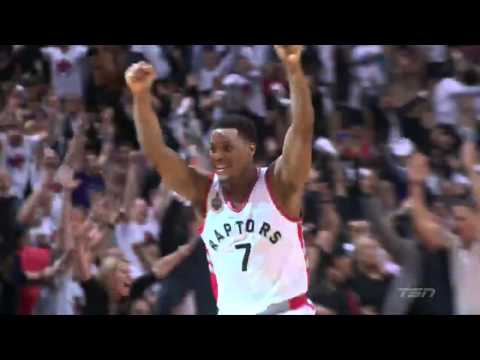 Kyle Lowry Half Court Buzzer Beater - Toronto Raptors v Miami (East Semi's - G1) [2016 NBA Playoffs]