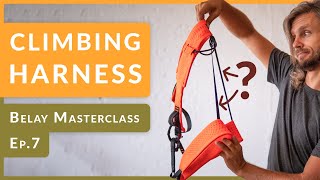 Climbing Harnesses - Every part explained, incl Elastic Straps at the back | Ep.7