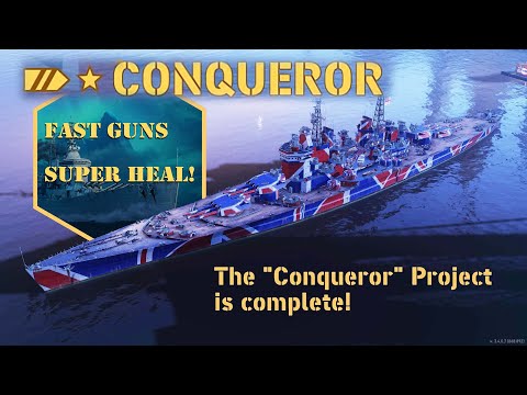 Conqueror Bureau Completion, Setup, and Shakedown | World of Warships Legends