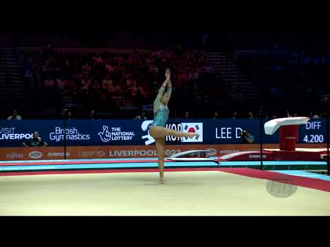 SAVELIEVA Diana (UKR) - 2022 Artistic Worlds, Liverpool (GBR) - Qualifications Floor Exercise