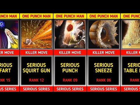 All Saitama Serious Series Moves Ranked (One Punch Man) | One Punch Man Comparison 2026