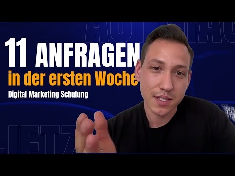 JETZT MEHR AUFTRÄGE - Mit der Digital Marketing Schulung (Kundenerfahrung)