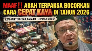 Download lagu SORRY‼️ABAH SETU FORCED TO REVEAL HOW TO GET RICH FAST IN 2026 ||Abah Setu MDNH mp3