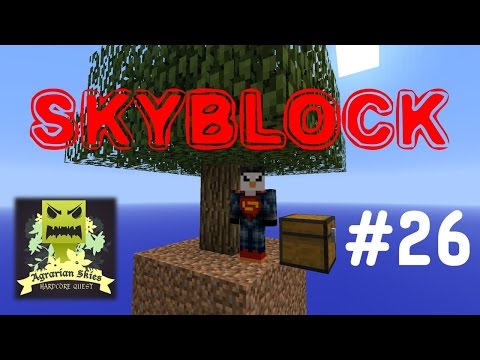 Agrarian Skies Skyblock #26 - New Smeltery setup - Hardcore Quests