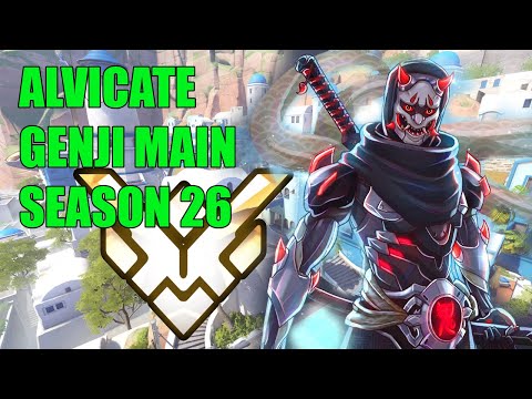 ALVICATE PRO GENJI GAMEPLAY POTG - GRAND MASTER OVERWATCH SEASON 26