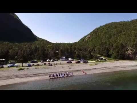 Aerial Clips - York Harbour Wedding