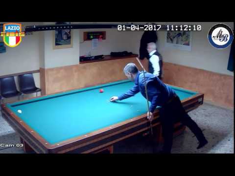 Carlini vs Caroppi 3 Cat - 3ªProva Camp.Regionale - CSB Martino's Billiards(LT) 1/2Apr2017